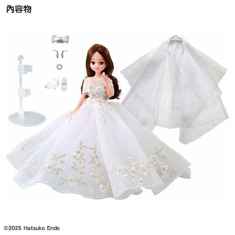 [洽興] 莉卡娃娃 婚紗莉卡 上鏡莉卡 可動關節娃娃 Photogenic Licca_LA91474-細節圖4