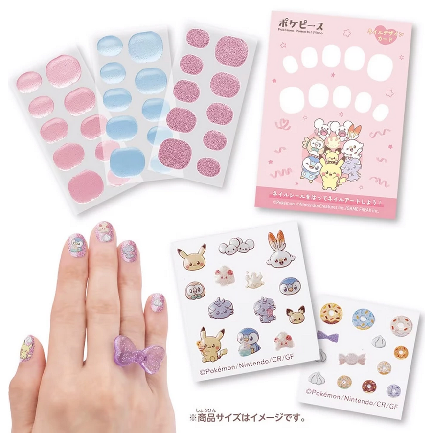 [洽興] 寶可夢 Pokepeace 時尚美甲組 (甜點店/基本款)_ PC95471/PC95472-細節圖2