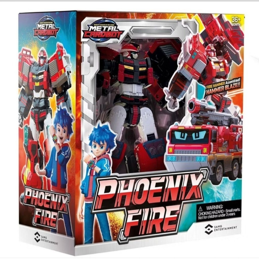 [洽興]Metal cardbot 疾速戰卡隊 炫藍戰警/烈刃救援/暗影戰機/熾焰至尊-細節圖9