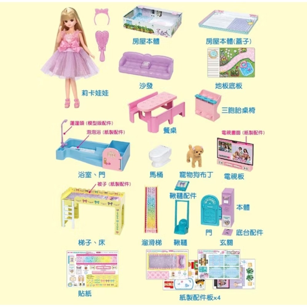 〔洽興〕莉卡娃娃 莉卡甜蜜家庭組 La Maison禮盒組_LA93359-細節圖3