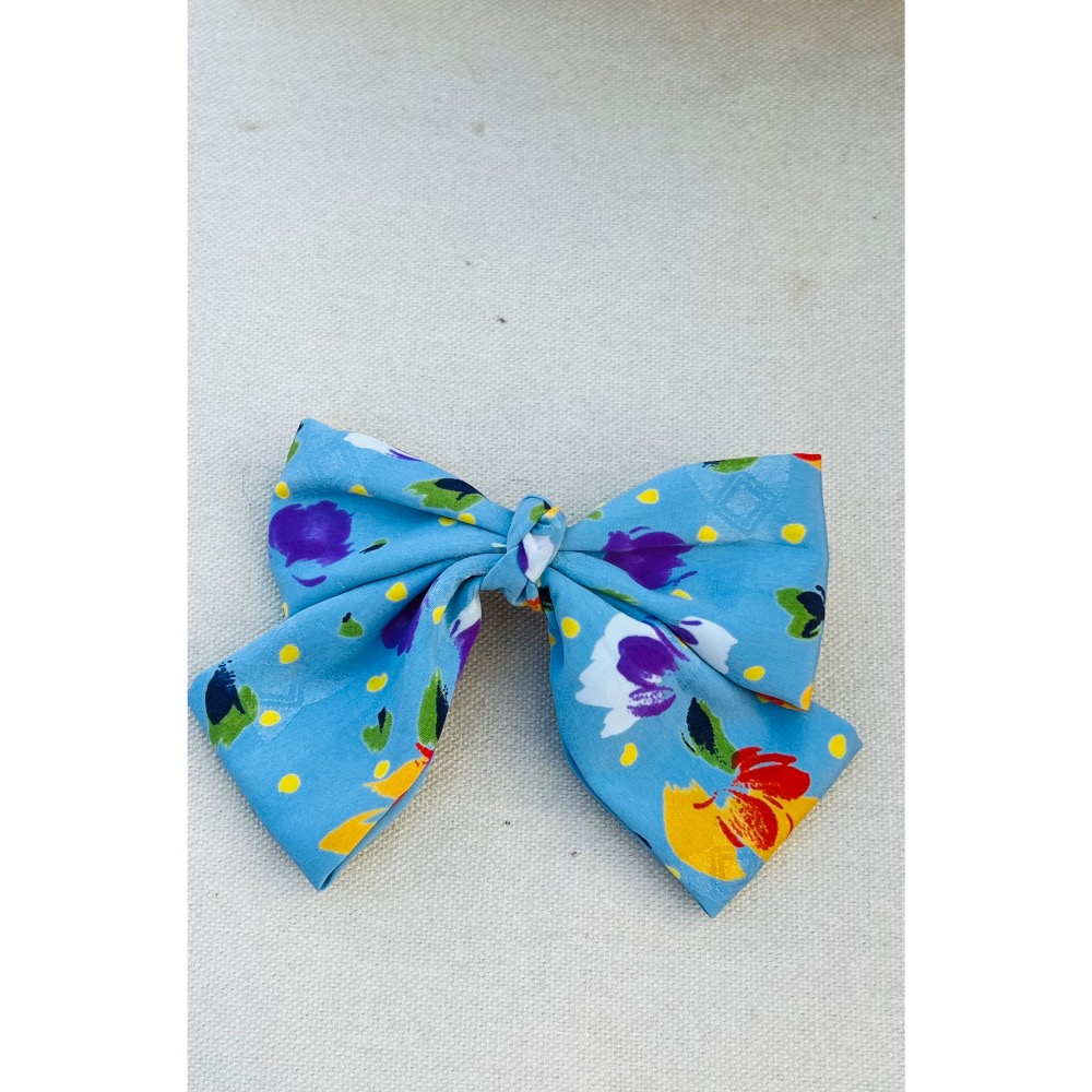 wusister 手作坊蝴蝶結彈簧髮夾-規格圖3