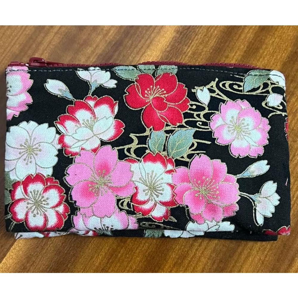 布手拿包三層零錢包布包-細節圖2