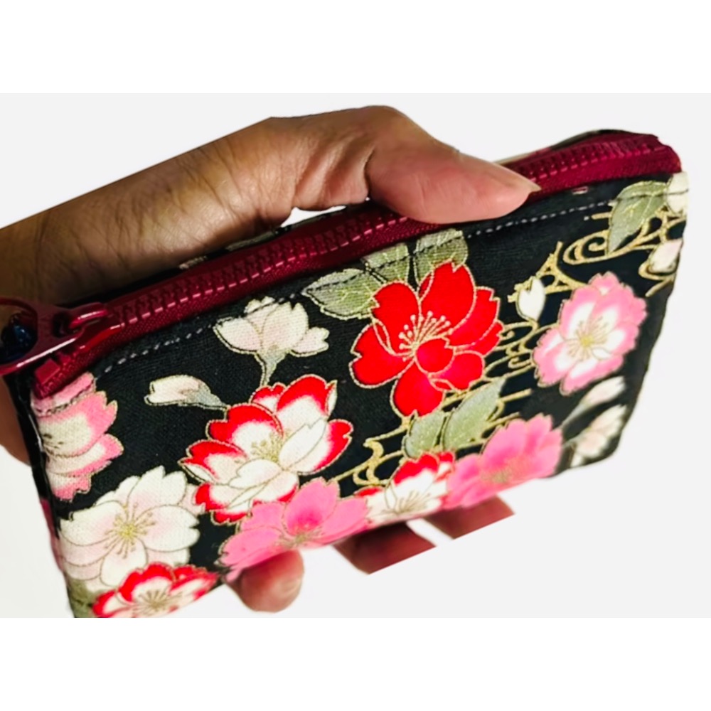 布手拿包三層零錢包布包-細節圖3