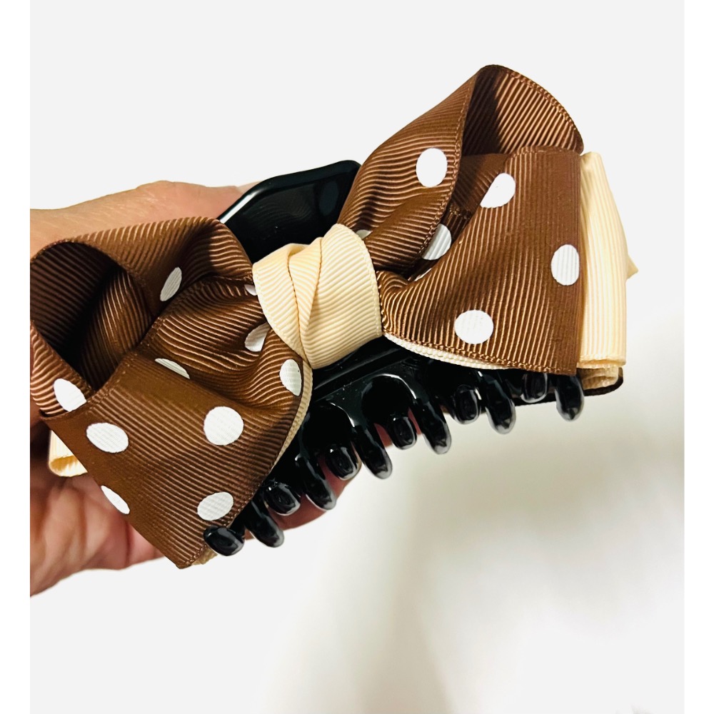 點點蝴蝶大抓夾造型盤髮-細節圖2