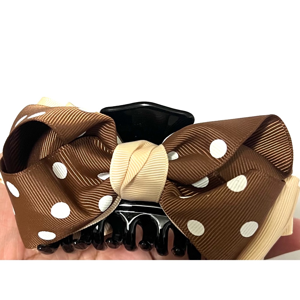 點點蝴蝶大抓夾造型盤髮-細節圖4