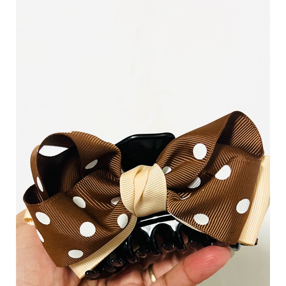 點點蝴蝶大抓夾造型盤髮-細節圖5