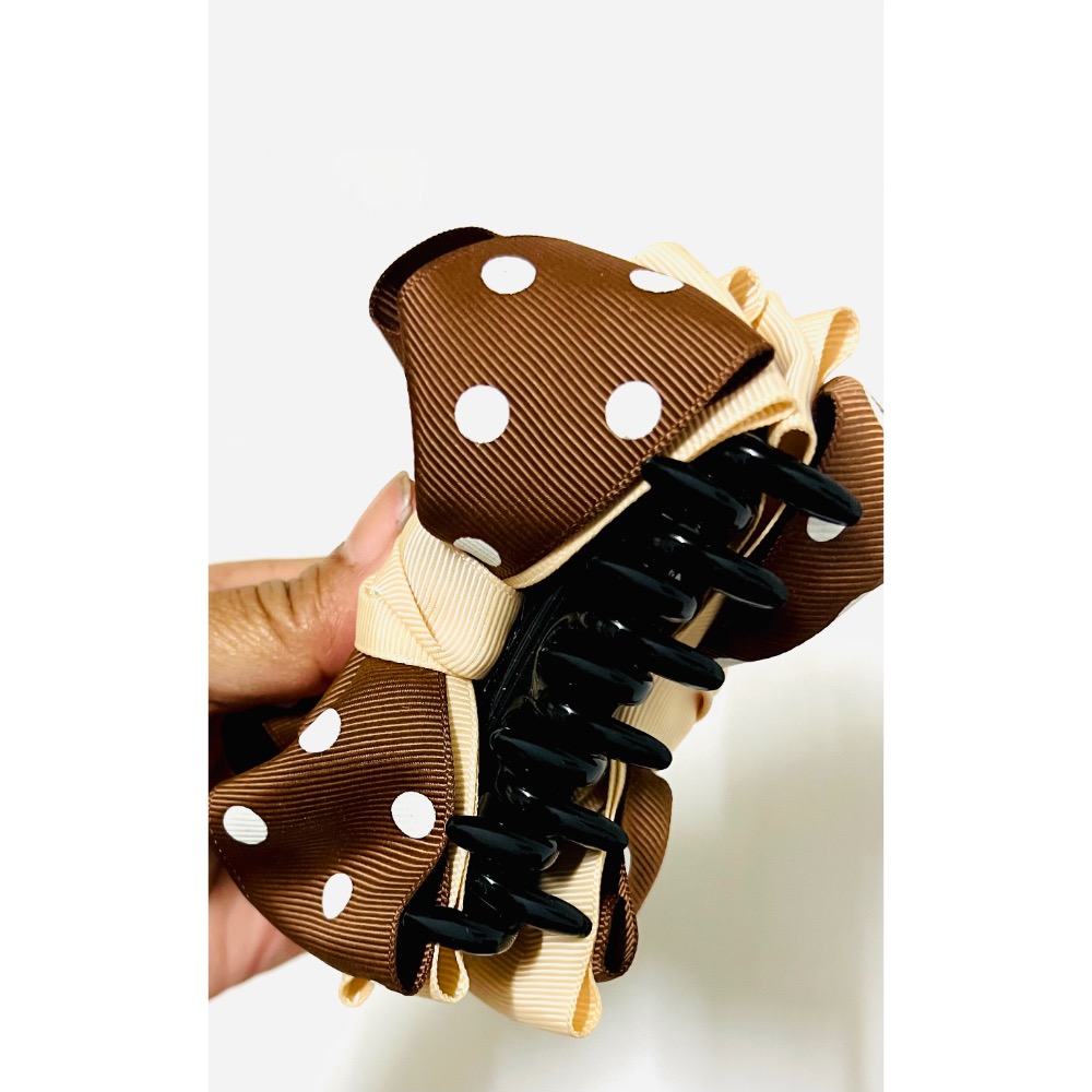 點點蝴蝶大抓夾造型盤髮-細節圖6