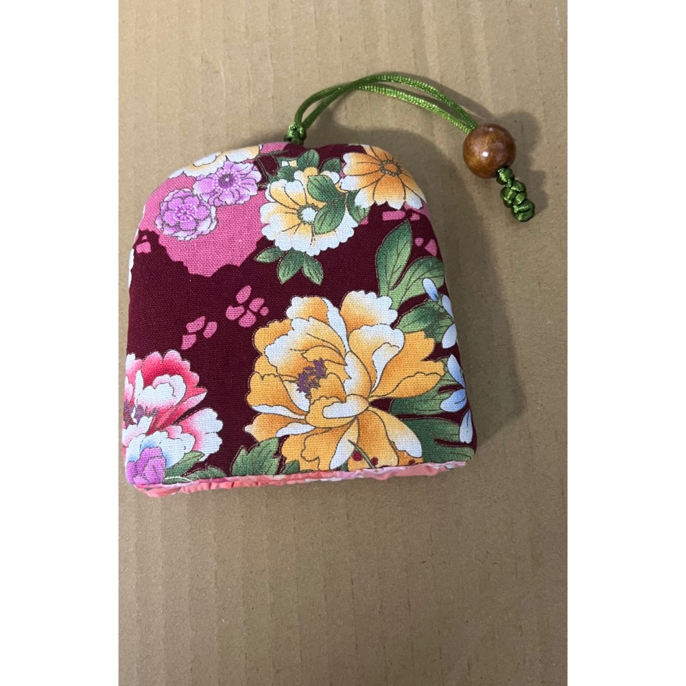 客家花布鑰匙包-細節圖4
