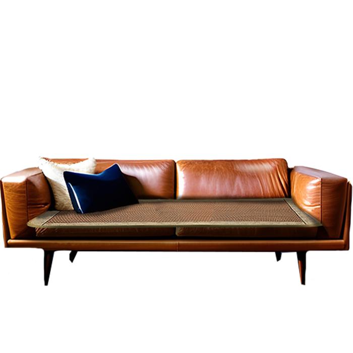 現貨 快速出貨｜冰絲涼感竹蓆沙發墊 沙發墊 涼墊 竹蓆 涼感 墊子 冰涼墊 蓆 冰絲 沙發 寢具 綁帶-細節圖9