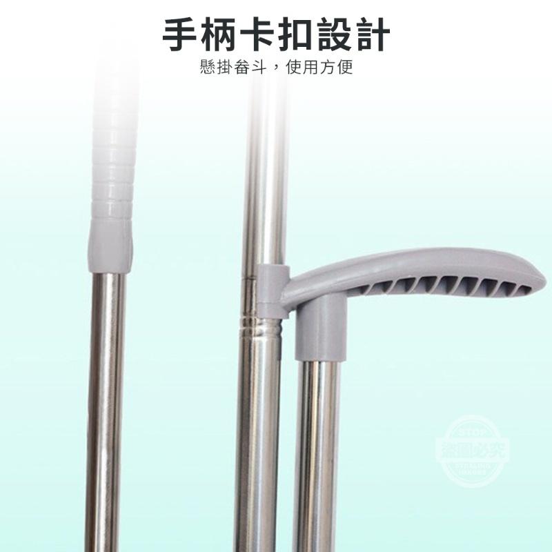不卡塵掃把三件組 站立式掃把組 立式掃把 掃除用具 掃把組 掃把畚箕組 掃帚 掃把 清潔組 畚箕 掃地-細節圖4