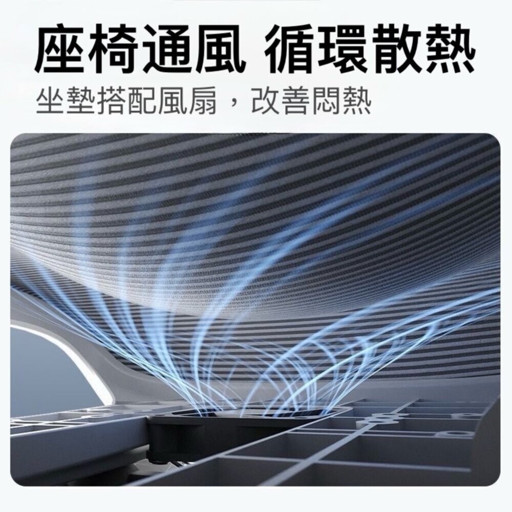 隔日配 8D人體工學椅 電競椅 通風按摩  熱敷護脊-細節圖2