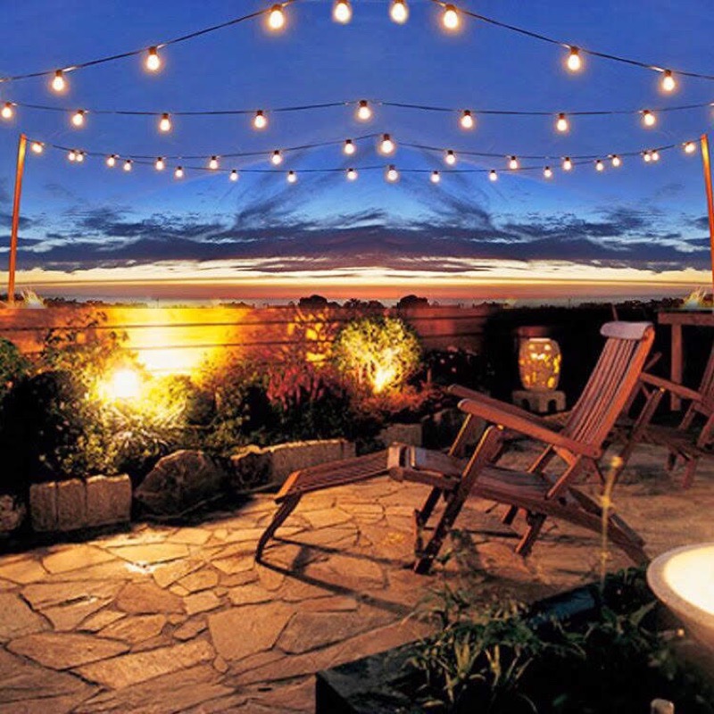 ACB照明 (LED) 防水戶外G40燈串 商業用 求婚 露營 聖誕佈置 防水燈串-細節圖3