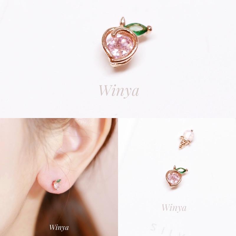 熱銷補貨到🔥【winya 韓國飾品 現貨 】正韓 10款迷你精緻 轉珠耳環 醫療鋼耳環 限量現貨-細節圖3