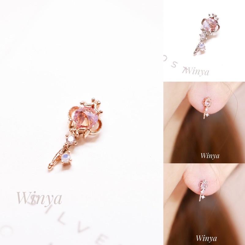 熱銷補貨到🔥【winya 韓國飾品 現貨 】正韓 10款迷你精緻 轉珠耳環 醫療鋼耳環 限量現貨-細節圖7