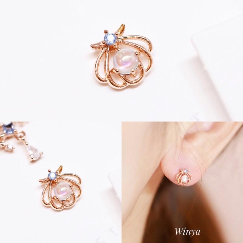 熱銷補貨到🔥【winya 韓國飾品 現貨 】正韓 10款迷你精緻 轉珠耳環 醫療鋼耳環 限量現貨-細節圖8