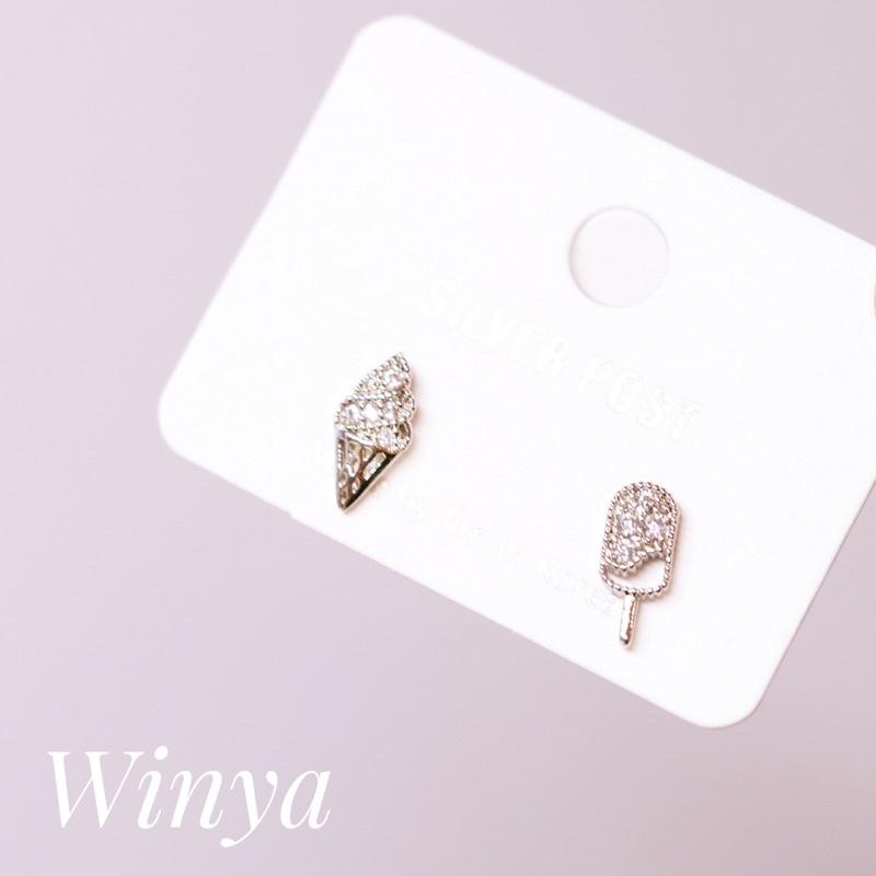 【winya 韓國飾品 現貨 】正韓 清涼冰品耳環 限量現貨-細節圖3
