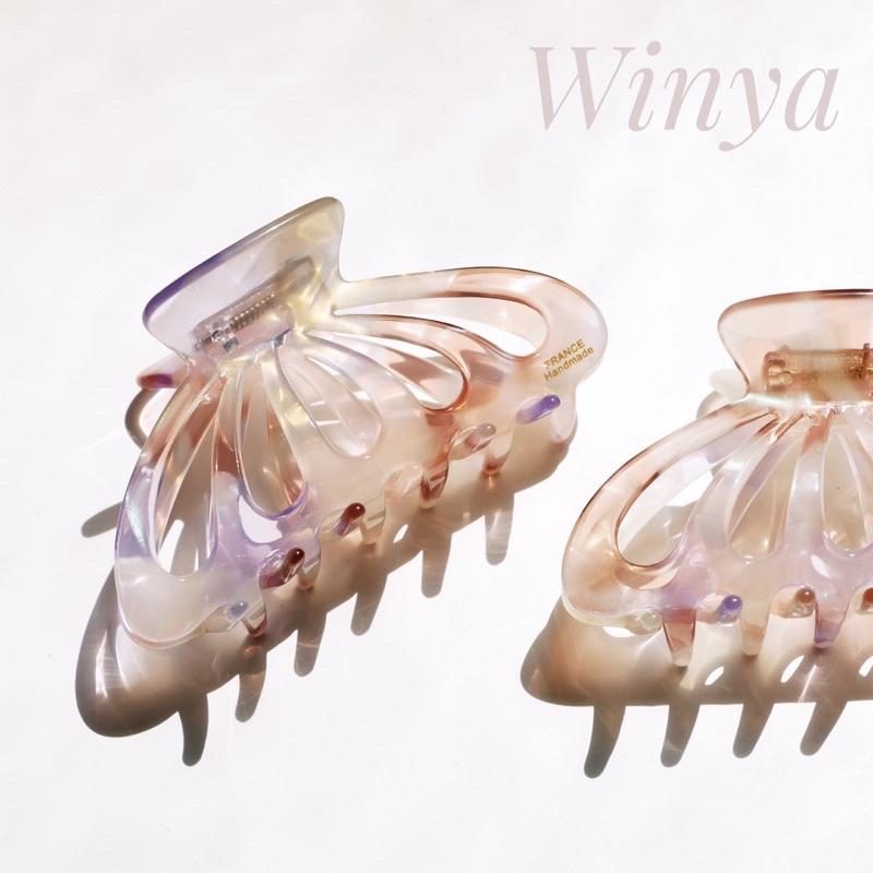 【winya 韓國飾品 現貨 】正韓  炫紫光手工鯊魚夾 限量現貨-細節圖2
