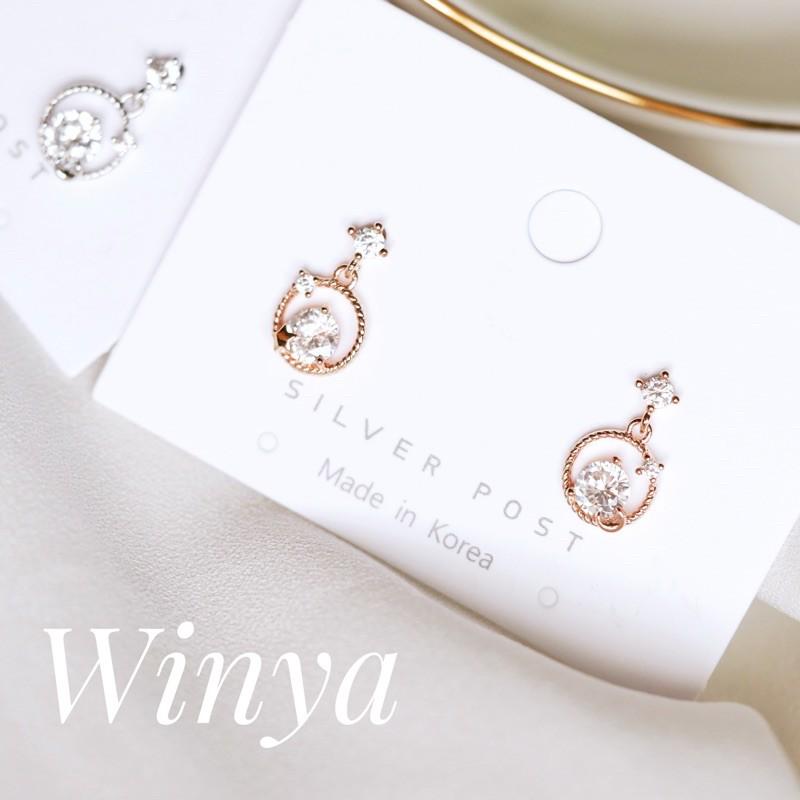 【winya 韓國飾品 現貨 】正韓 細緻小星球耳環 限量現貨-細節圖4