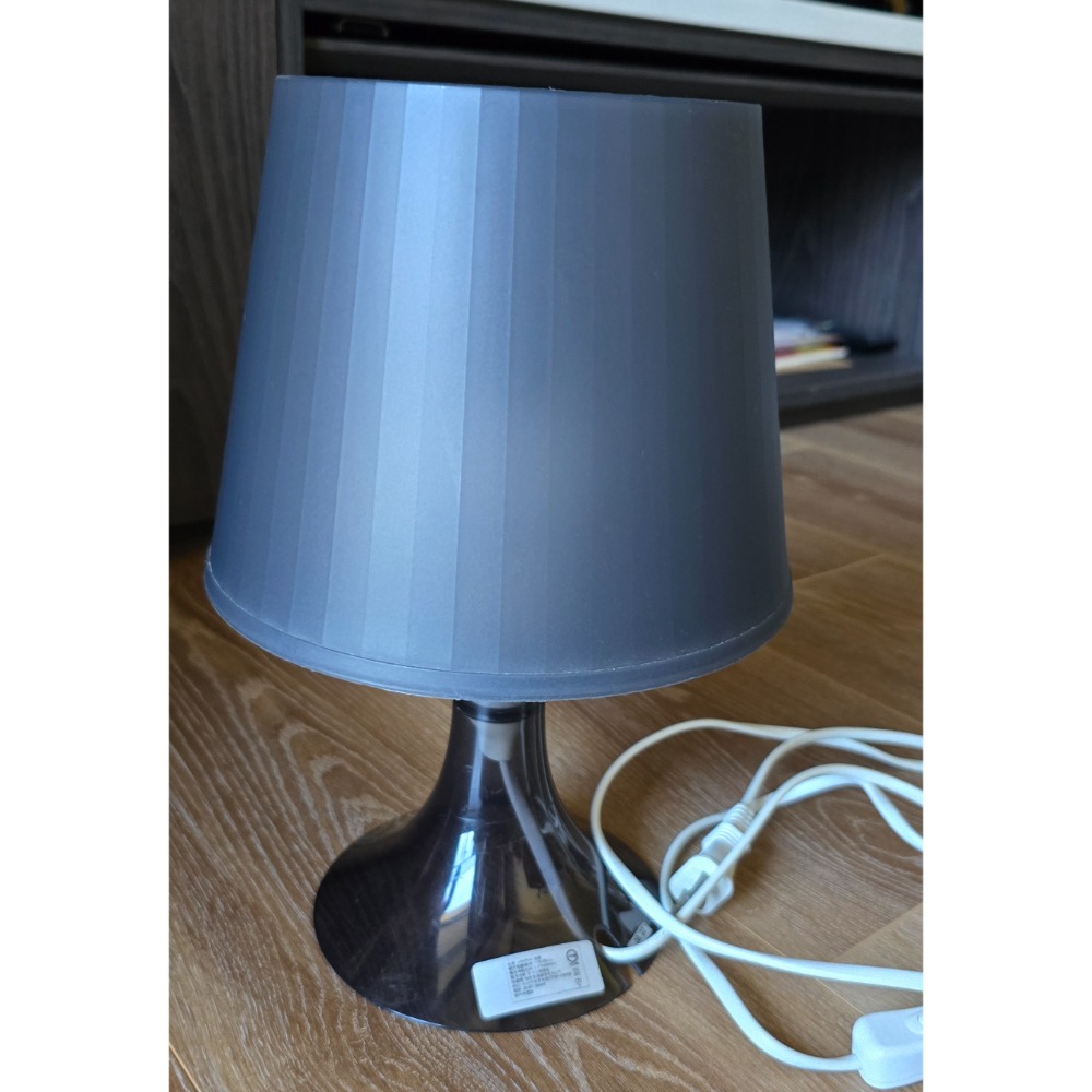 Ikea Lampan Black Table Lamp Discontinued。二手氛圍燈具-細節圖2