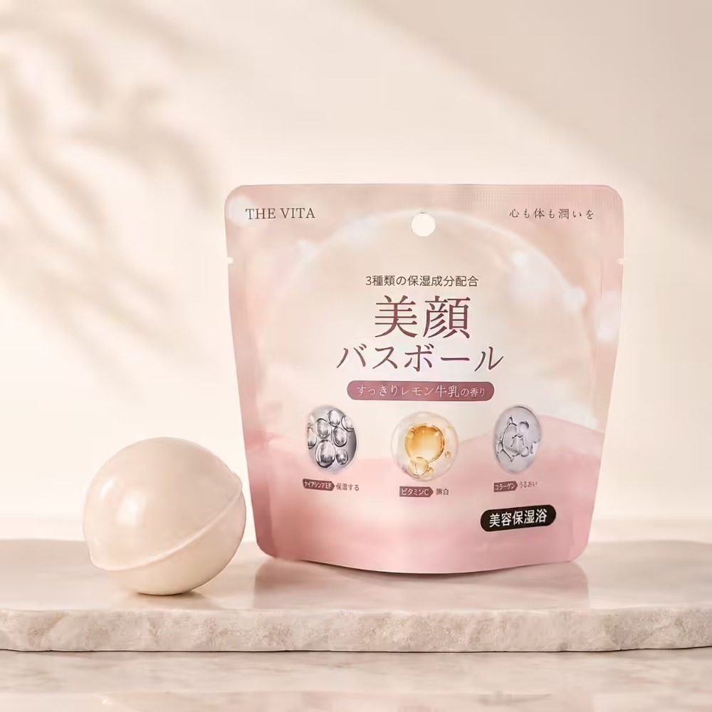 【THE VITA】沐浴球 70g 泡澡球 入浴球 活血化瘀 美顏保濕 放鬆助眠-規格圖3