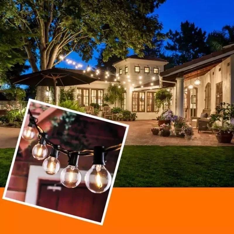 TS G40 LED 燈串 台灣現貨 復古燈串  G40 戶外防水燈串 露營 懷舊 民宿 復古燈串 愛迪生 活動-細節圖6