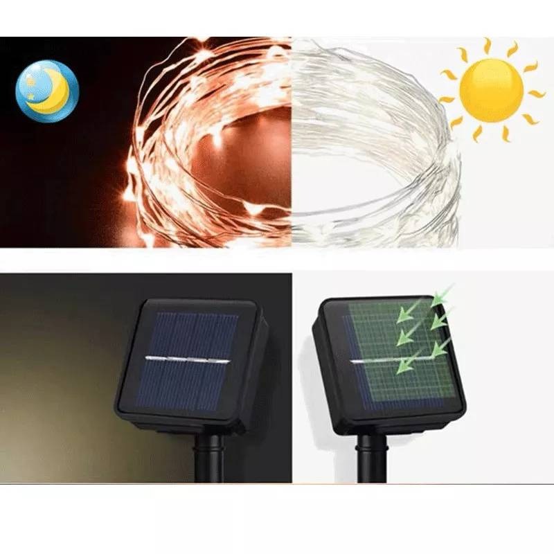 TS 8模式 LED 太陽能燈串  SOLAR  防水戶外燈串 10米/20米 庭院燈 戶外燈具-細節圖7