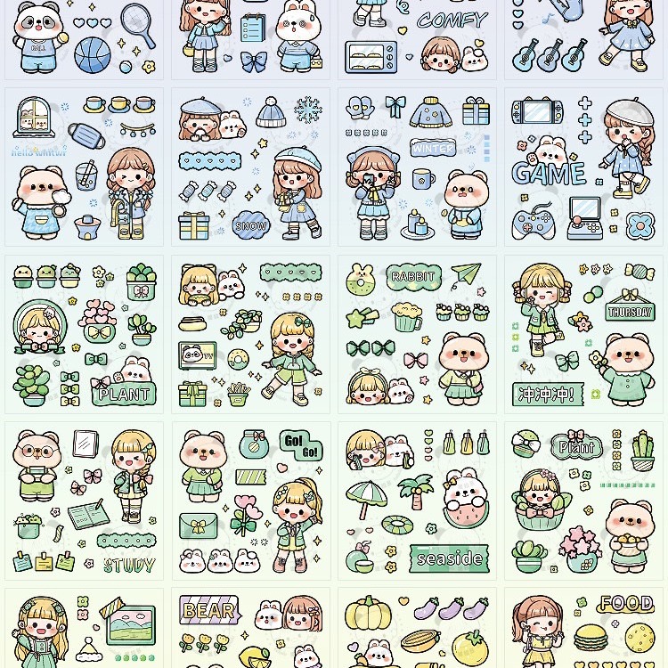 🐻小熊棉花糖🐻『台灣現貨』提拉多多多醬72變防水貼紙禮盒(第二彈) 手帳貼紙 貼紙 送禮 幼兒園禮物 畢業禮物-細節圖5