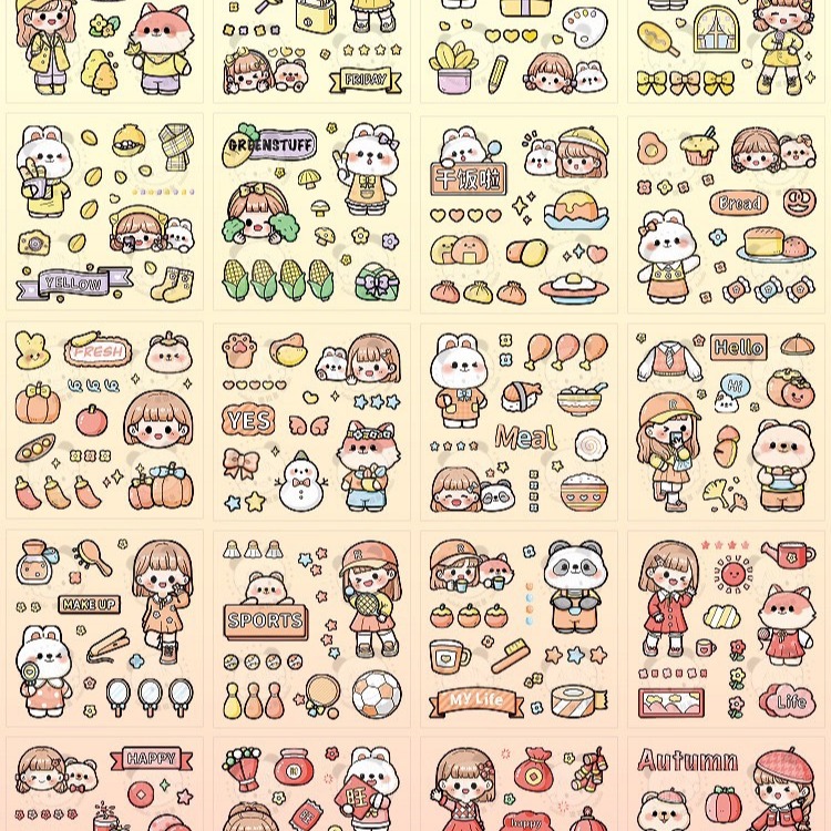 🐻小熊棉花糖🐻『台灣現貨』提拉多多多醬72變防水貼紙禮盒(第二彈) 手帳貼紙 貼紙 送禮 幼兒園禮物 畢業禮物-細節圖6