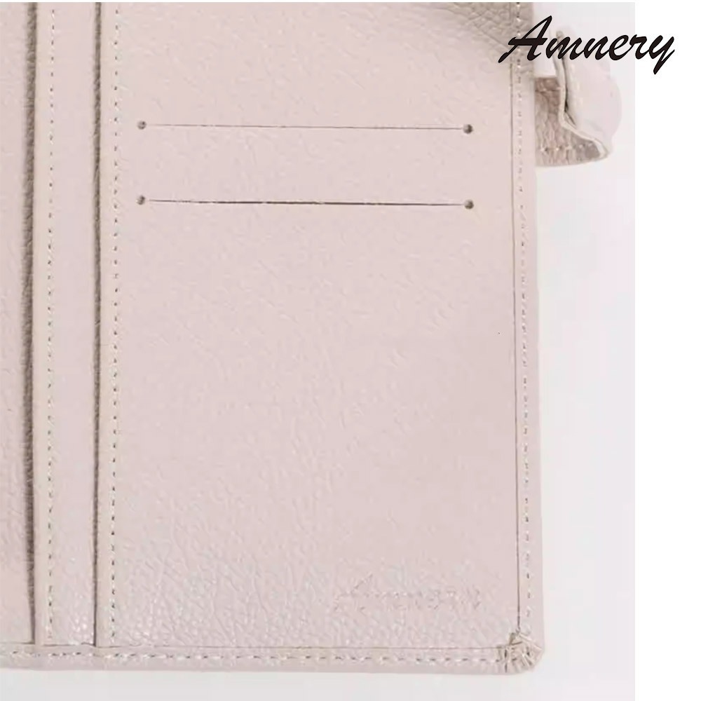 【Amnery安尼瑞】美國進口超纖皮(A6)活頁記事本筆記本 簡約純色美式插扣手帳本(白色、桔色 二色選購)-細節圖6