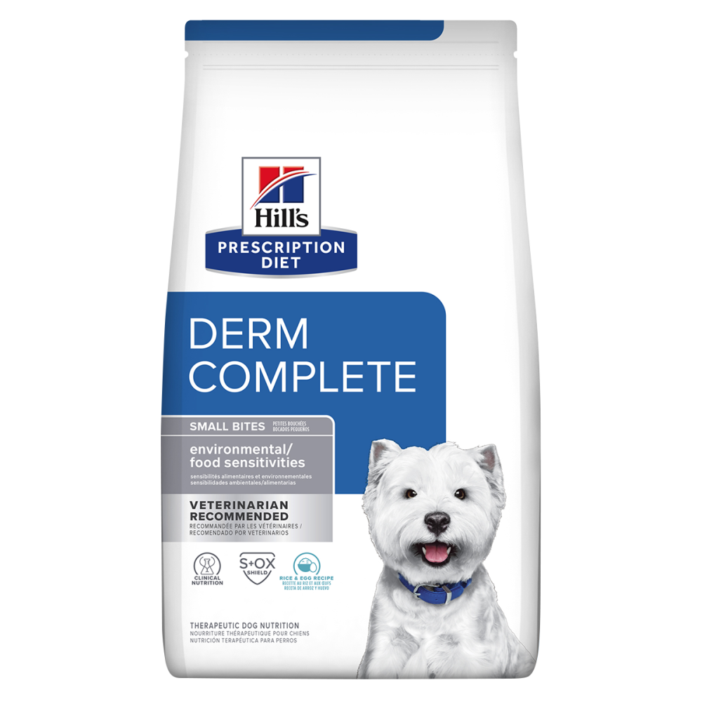 Hills 希爾思處方 犬用 Derm Complete 皮膚全能照護 小顆粒-細節圖2