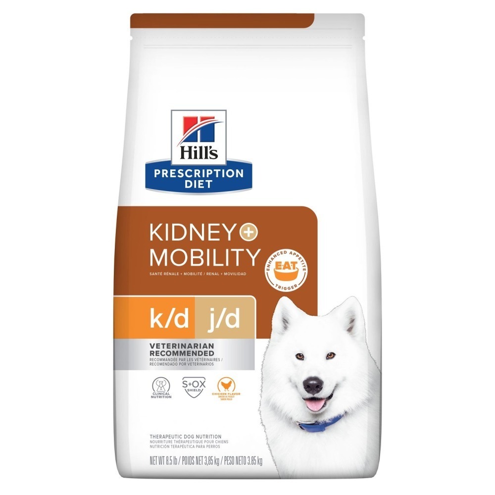 Hills 希爾思處方 犬用 k/d + Mobility 腎臟保健+關節保健 3.85kg-細節圖2