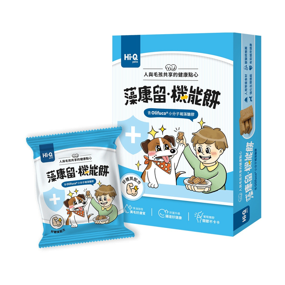 Hi-Q Pets 中華海洋生技 犬貓 藻康留機能餅 120g-細節圖2