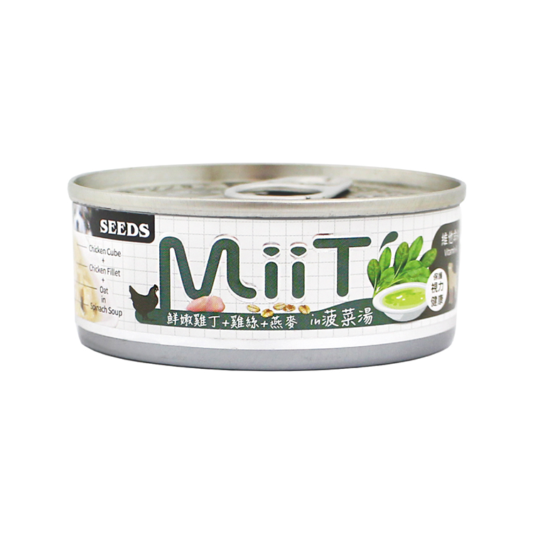 SEEDS 惜時 MiiT 有雞愛犬機能湯罐 80g/170g-規格圖5