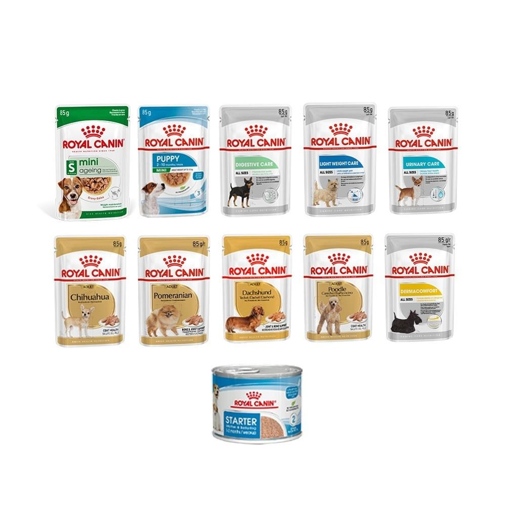 ROYAL CANIN 法國皇家 犬主食濕糧全系列 狗餐包 皇家成犬 幼犬 熟齡 皇家 狗 濕糧 罐頭-細節圖2