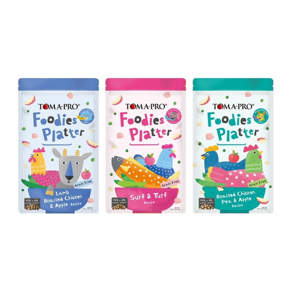 TOMA-PRO 優格 吃貨拼盤多拼糧 狗凍乾飼料系列 (吃貨犬 多拼乾乾 犬糧 狗飼料 無穀 吃貨拼盤 多拼糧)-細節圖2