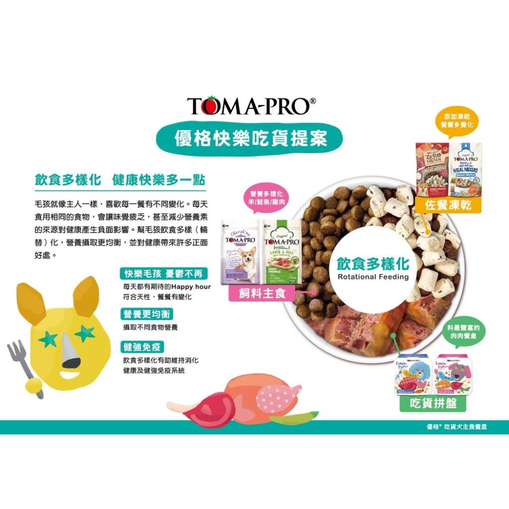 優格 TOMAPRO 吃貨拼盤 狗罐頭 狗餐盒 主食餐盒 100g 主食罐 狗罐-細節圖3