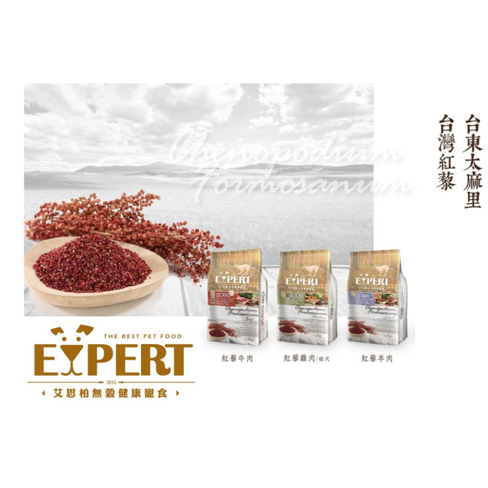 EXPERT 艾思柏 【派瑪寵物】紅藜狗飼料 全系列 紅藜飼料 成犬飼料 狗飼料-細節圖2