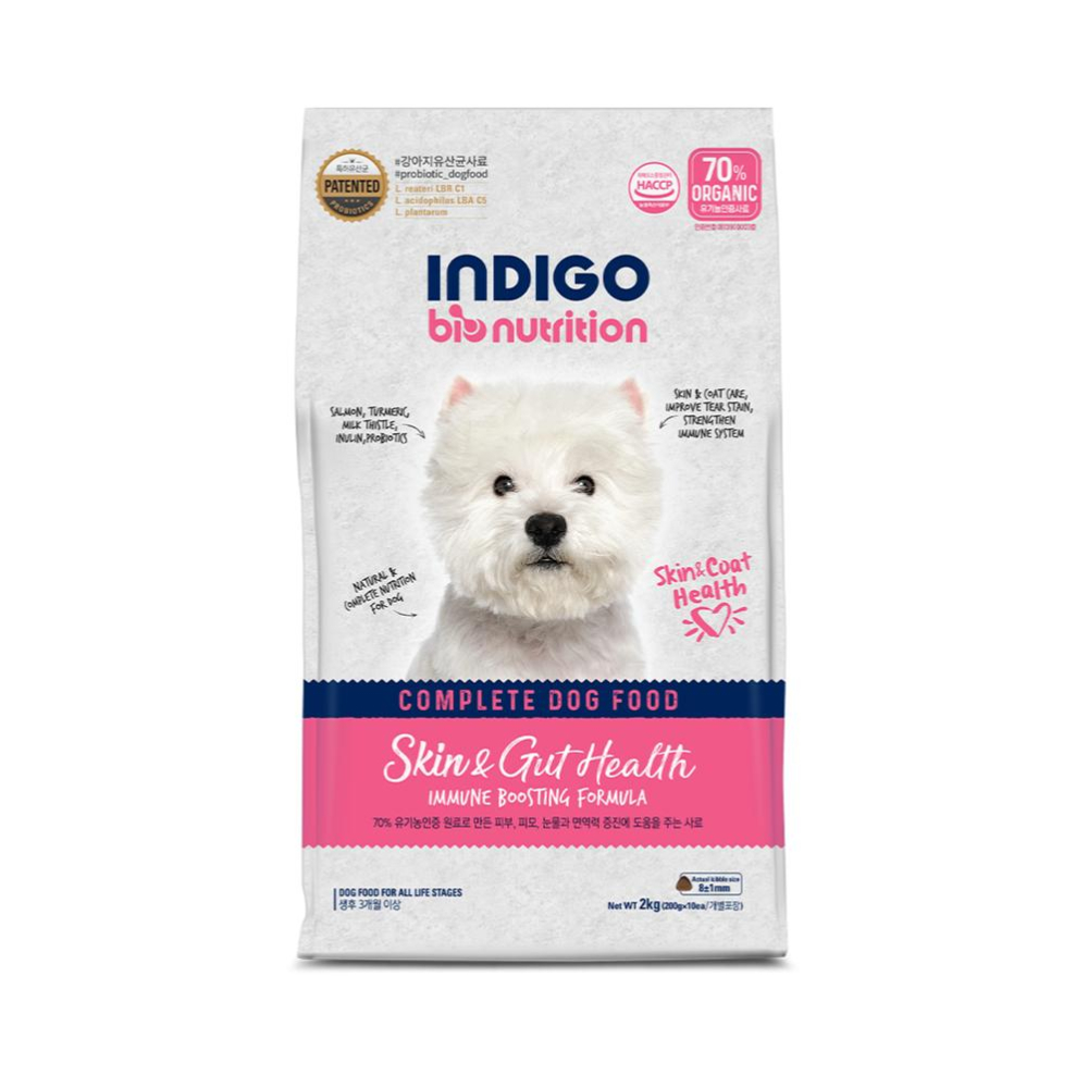 INDIGO 英迪格 韓國 有機犬糧系列 2kg 6kg 關節 皮膚 體重管理 腸胃配方 全齡犬 狗飼料-細節圖2