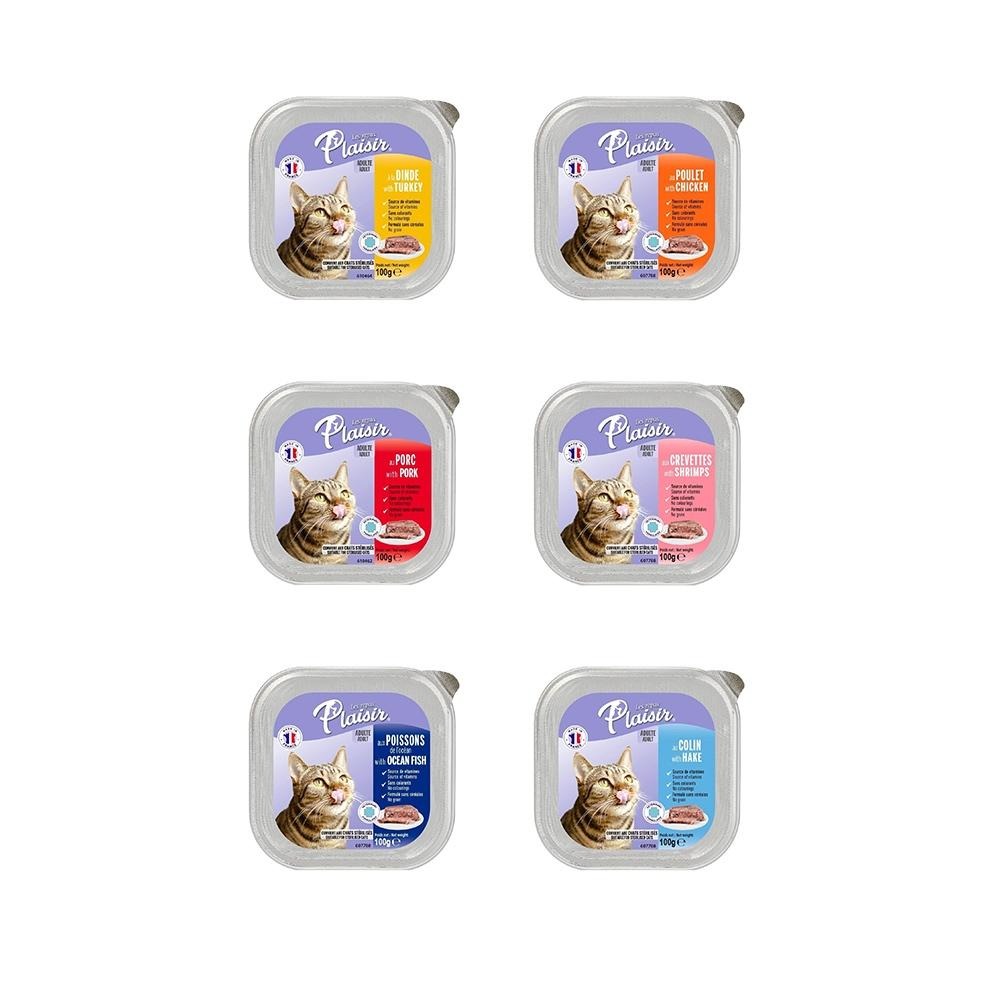 法國 Plaisir 法樂食 貓用主食餐盒系列 100g 貓餐盒 (貓主食 貓罐 100%法國生產)-細節圖6