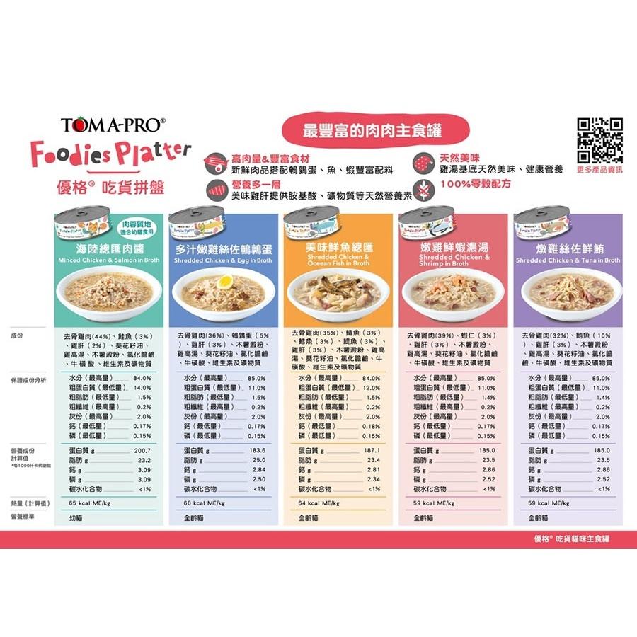 [短效出清] 優格 TOMAPRO 吃貨拼盤 貓主食罐 貓罐頭 主食罐 80g 貓罐 濕糧-細節圖4