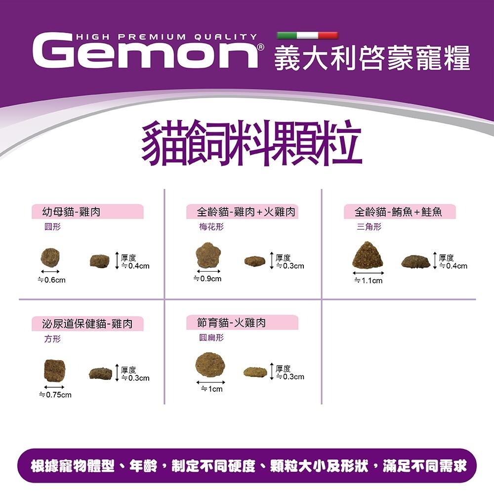 Gemon 義大利 啟蒙 貓糧全系列 (幼母貓 雞肉 火雞肉  室內貓 泌尿道 全齡貓 貓飼料 貓糧)-細節圖4