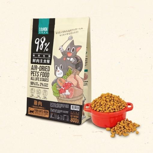 怪獸部落 LitoMON 貓族 貓飼料 98%鮮肉主食糧 250g/800g/1.8kg 無穀貓糧-細節圖2