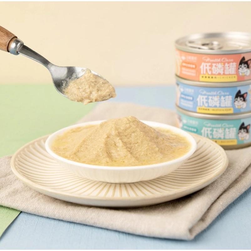 汪喵 貓用 貓咪低磷低蛋白主食罐 80g 貓罐 (貓主食 無膠 低磷罐 罐頭 貓主食)-細節圖2