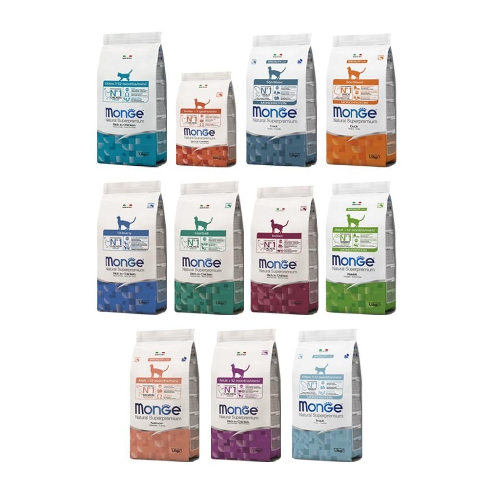 Monge 瑪恩吉 貓用 天然全能 真野無穀 真野低穀 貓糧 無穀飼料 貓用乾糧 貓飼料-細節圖2