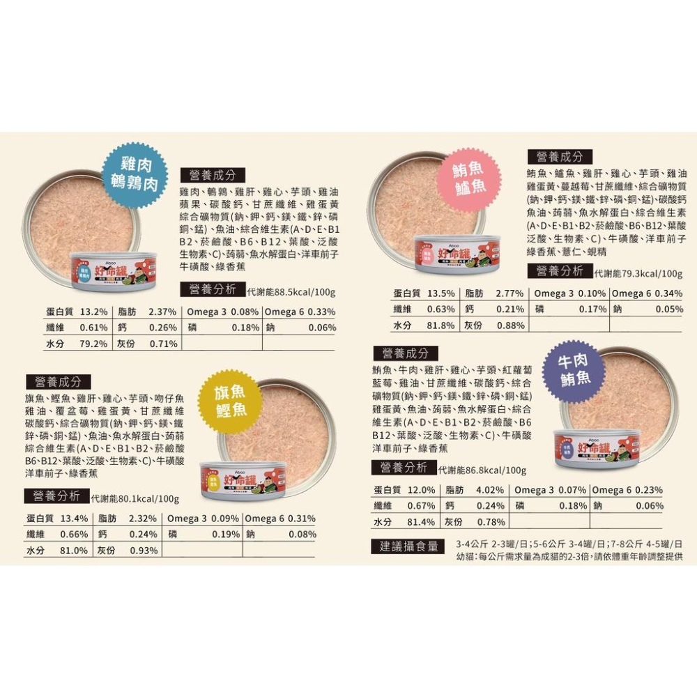 派瑪寵物 Abao 阿寶 好命罐 微肉絲貓咪主食罐 貓罐頭 主食罐 貓罐 80g-細節圖7