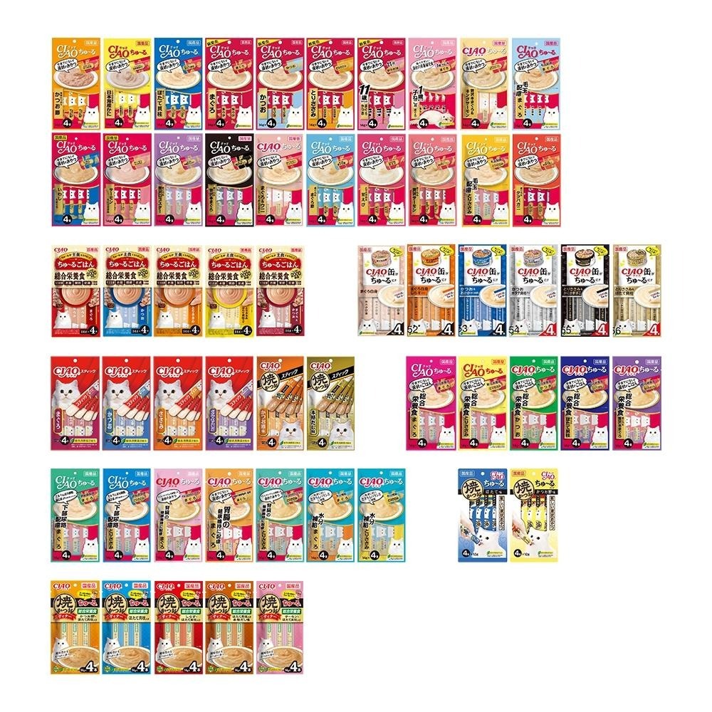 CIAO 貓用 袋裝肉泥系列 14gx4入 啾嚕肉泥 旨定罐肉泥 寒天肉泥 綜合營養食 貓點 貓零食-細節圖2