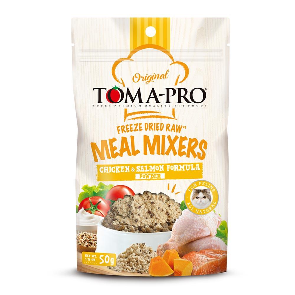 優格 TOMA-PRO 鮮肉佐餐凍乾 酥鬆 雞肉+鮭魚配方 50g 貓零食-細節圖2