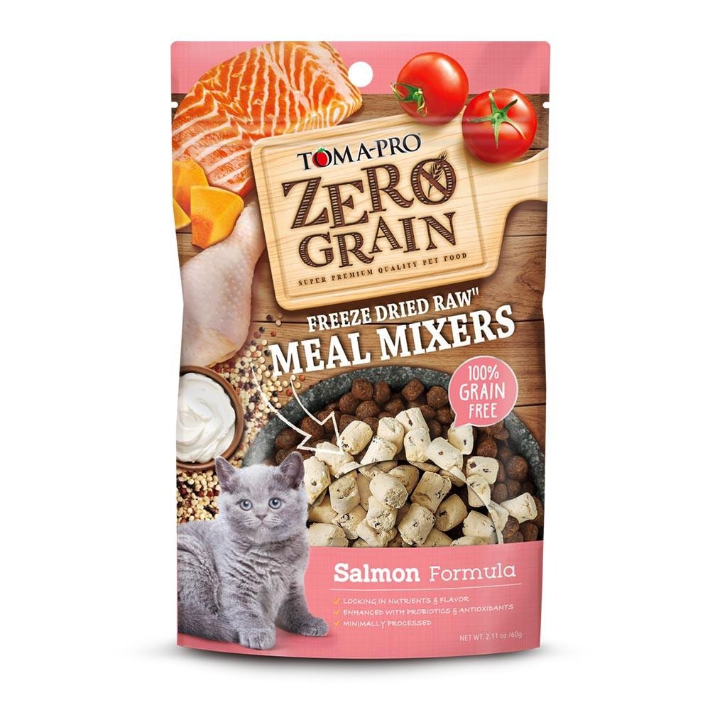 TOMA-PRO 優格 零穀鮮肉佐餐凍乾 鮭魚配方 60克 貓零食-細節圖3