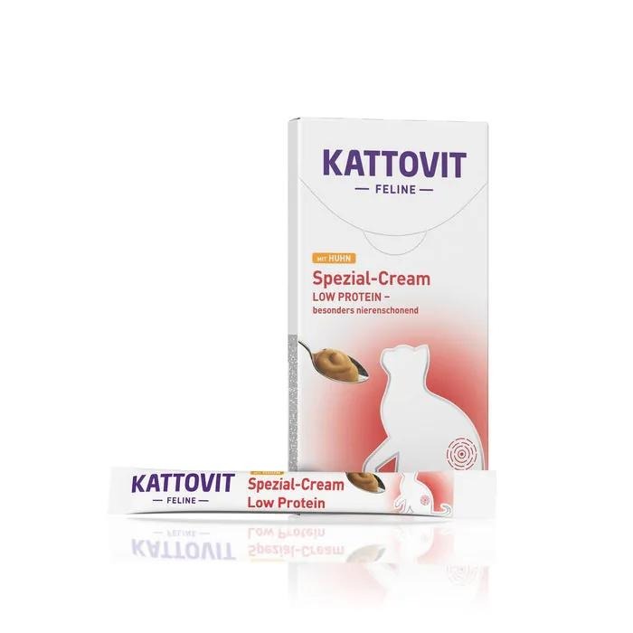 KATTOVIT 康特維 貓咪 腎臟保健 低蛋白奶霜肉泥 雞肉口味 15Gx6條 腎貓零食 低磷 肉泥 低鈉 零嘴-細節圖3
