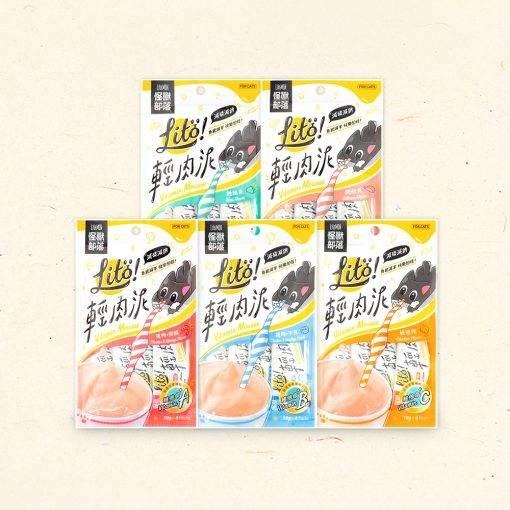 【怪獸部落LitoMon】LITÖ! 輕肉泥 (10G×4條) 寵物零食 貓零食 狗零食 肉泥-細節圖2